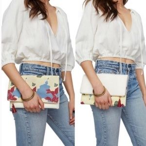 NWT Rachel Pally Bloom Reversible Clutch